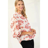 Cora Balloon Sleeve Blouse