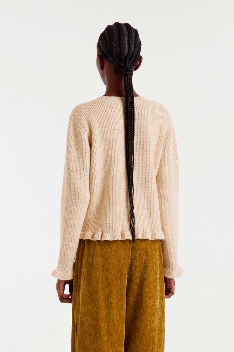 Ruby Ruffle Knit
