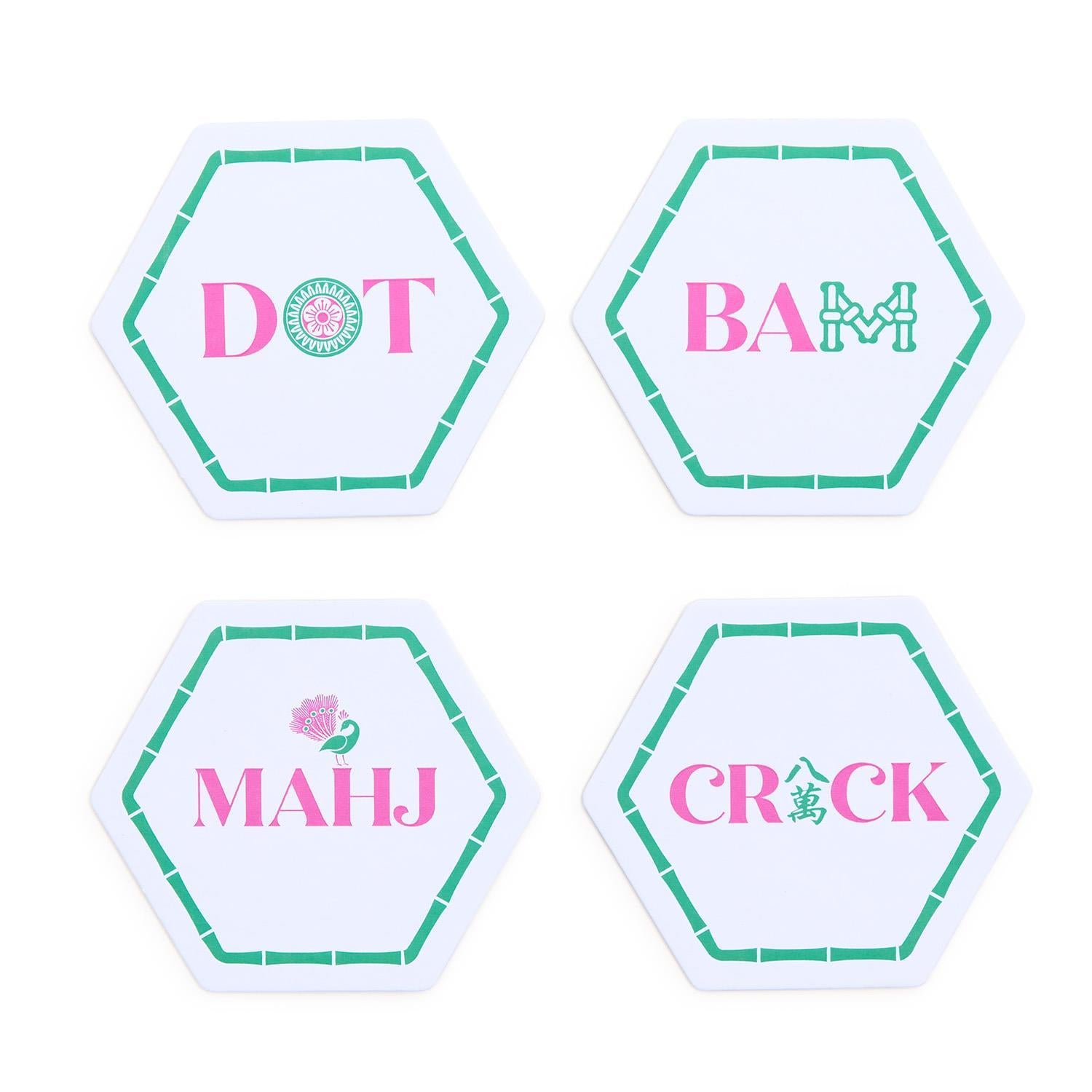 Lets Mahj Set of 24 Coasters