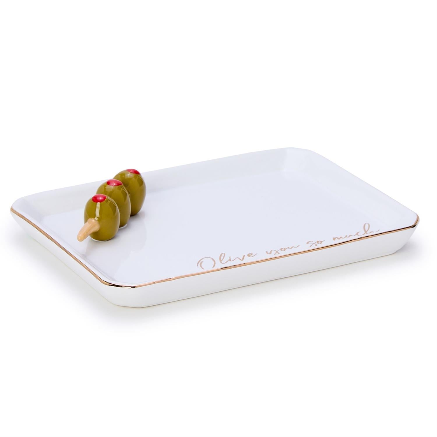Olive Icon Trinket Tray