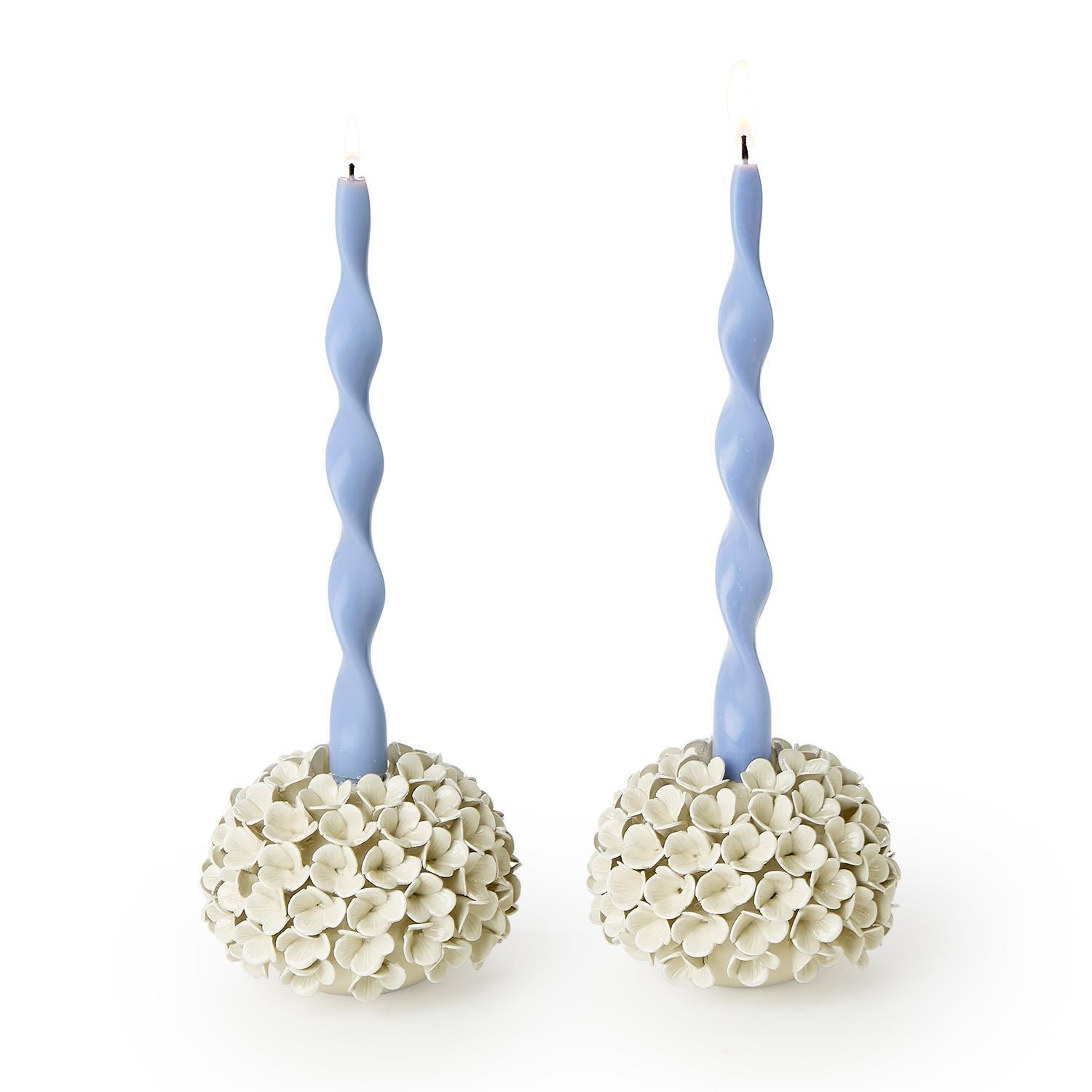 Hydrangea Flower Bud Vase / Candle Holder
