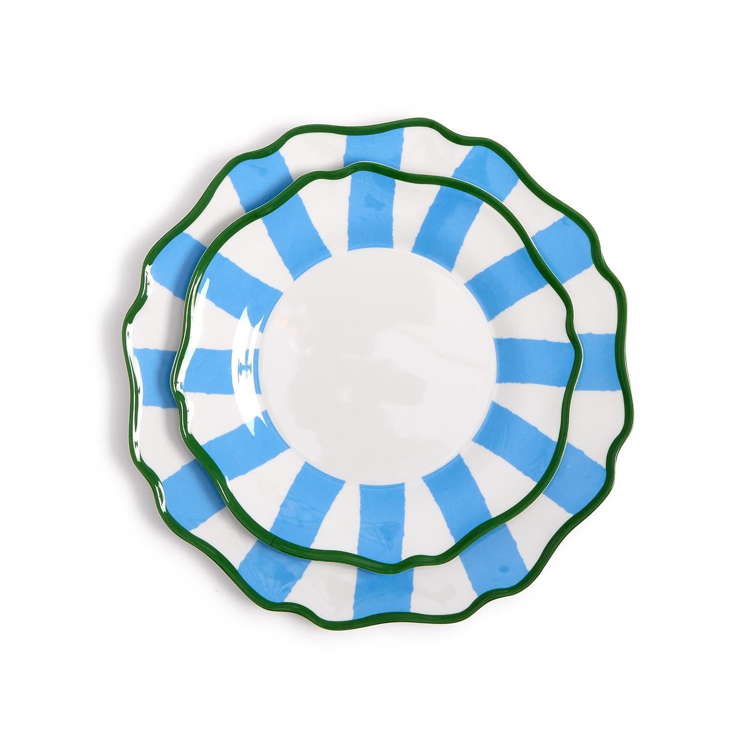 Striped Dinner Plates