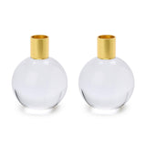 Clear Taper Candle Holder