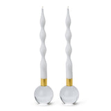 Clear Taper Candle Holder