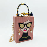 Retro Beauty Pattern Crossbody