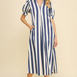 Berry Stripe Dress