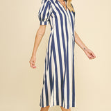 Berry Stripe Dress