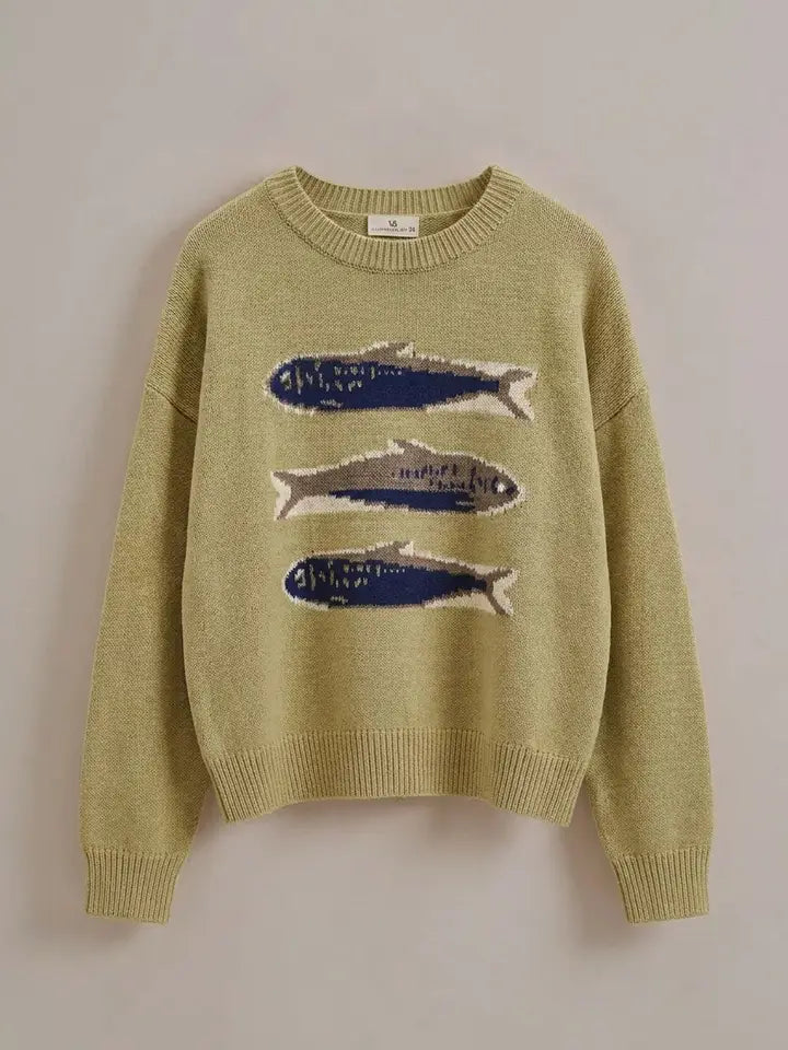 Neman Drop Shoulder Sweater
