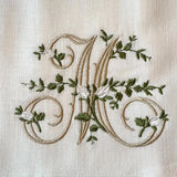 Monogram Tea Towel