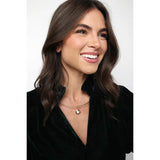 Bezel Pendant Collar Necklace