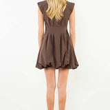 Amara Short Sleeve Zipper Dress