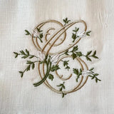Monogram Tea Towel