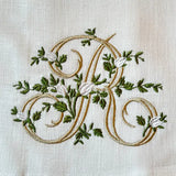 Monogram Tea Towel