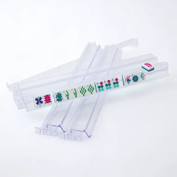 Acrylic Mahjong Rack & Pusher Set