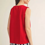 Smocked Edge Tank Top
