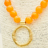 Ball Necklace W/ Pendant