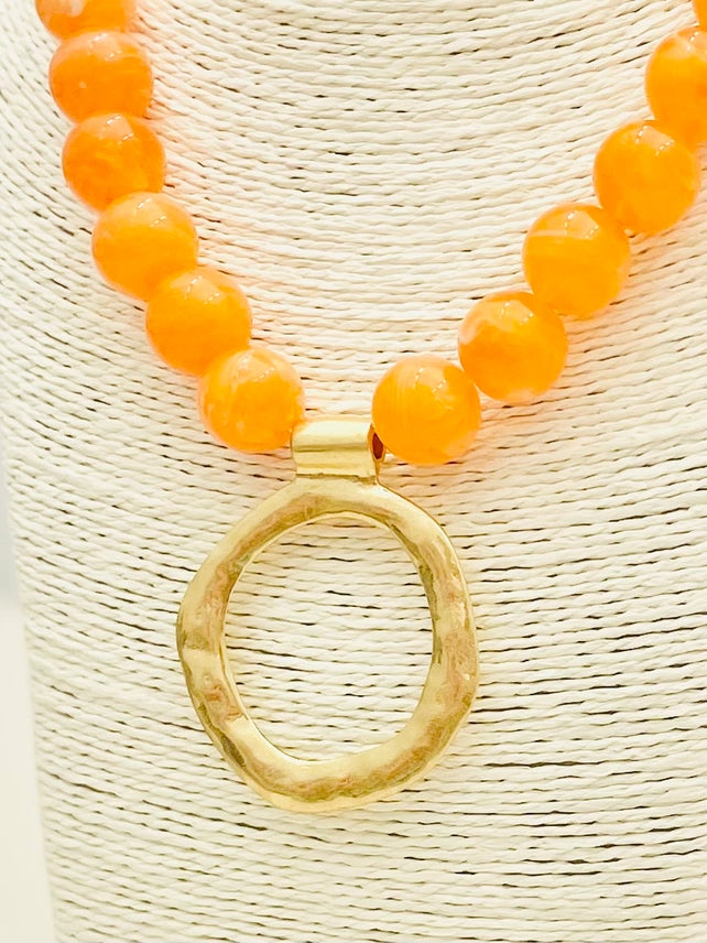 Ball Necklace W/ Pendant