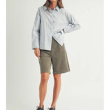 Mave Button Down Top