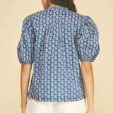 Paisley V-Neck Blouse