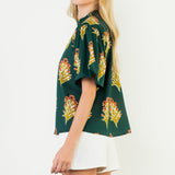 Camille Floral Top