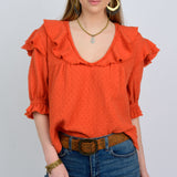 Ora Flounce Blouse