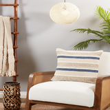 20" Square Stripe Pillow