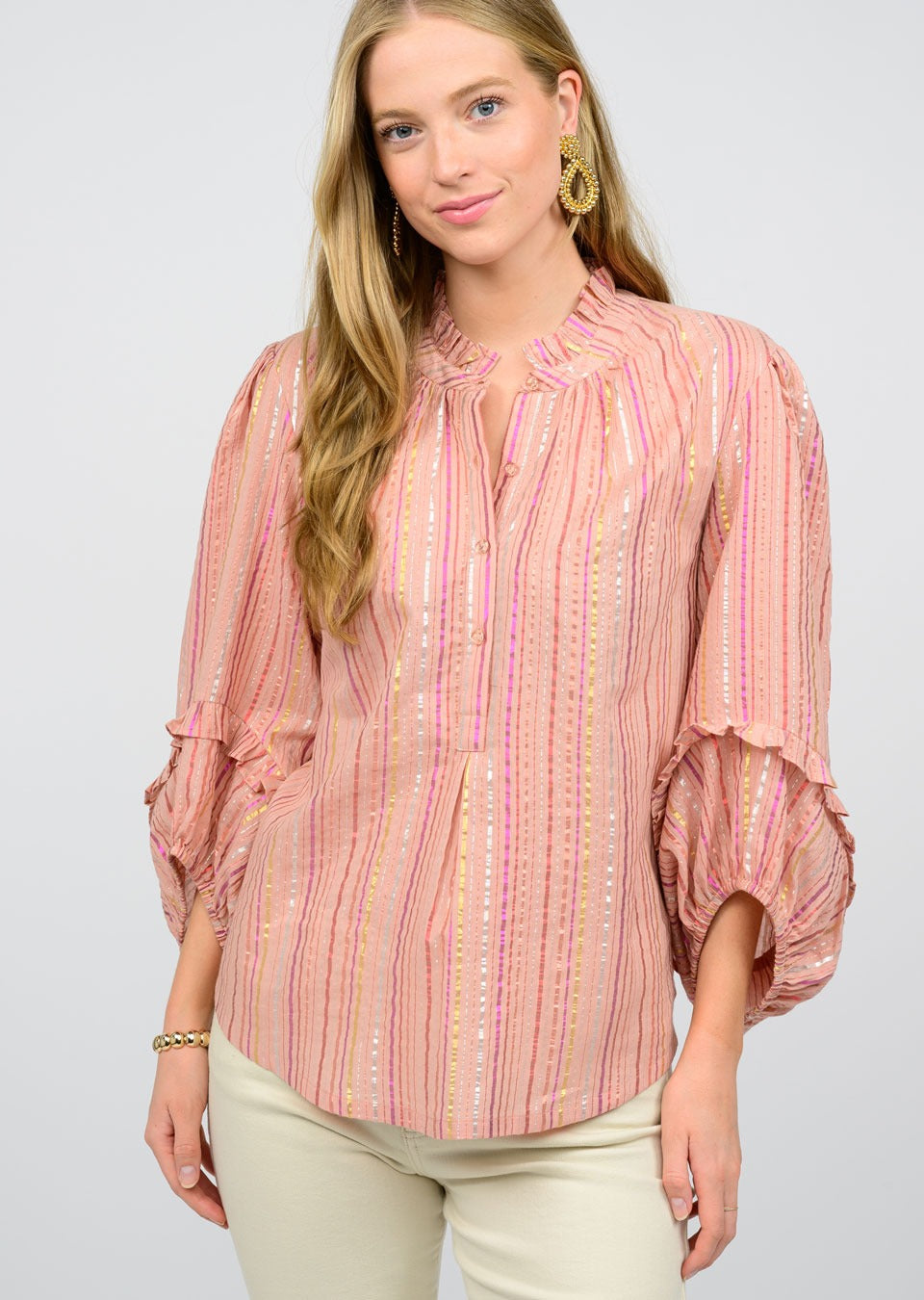 Antoinette Striped Top