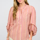 Antoinette Striped Top