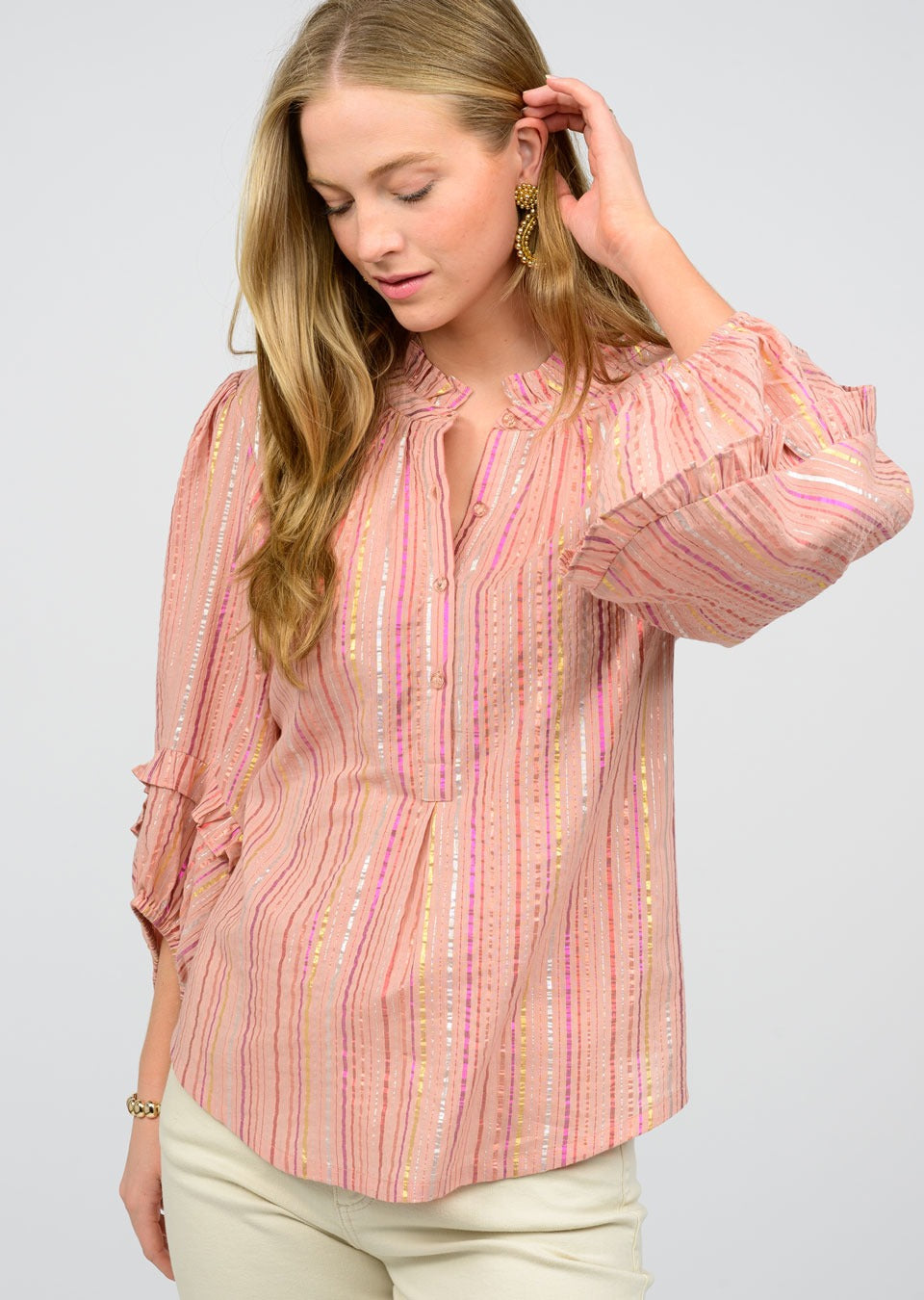 Antoinette Striped Top