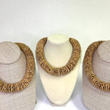 Coastal Sand Ripple Statement Necklace