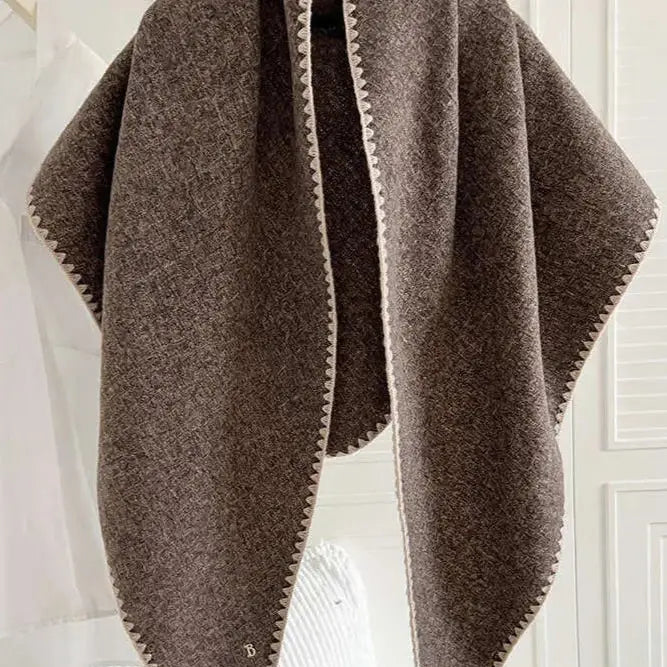 Triangle Blanket Stitch Scarf
