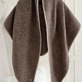 Triangle Blanket Stitch Scarf