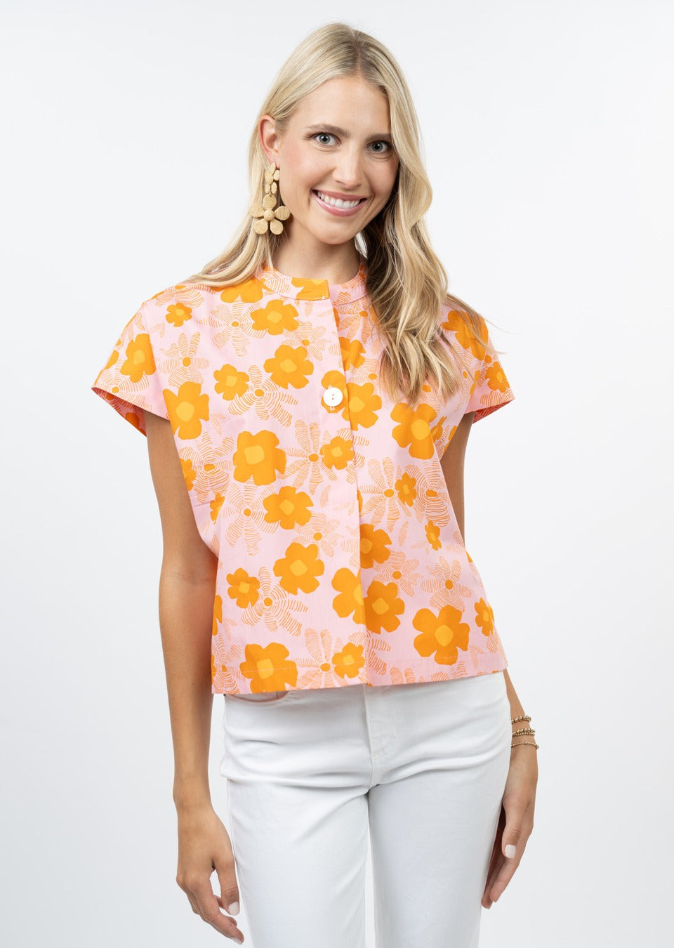 Daisique Pop Over Blouse
