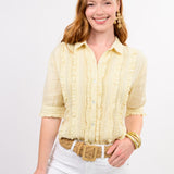 Stella Ruffle Button Down Blouse