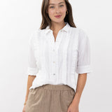 Stella Ruffle Button Down Blouse