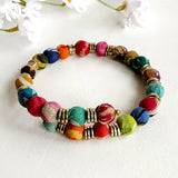 Kantha Paillette Overlap Bangle