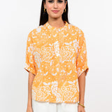 Eyelet Poncho Top