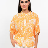 Eyelet Poncho Top