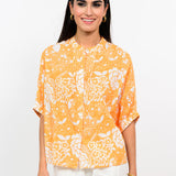 Eyelet Poncho Top