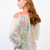 Fish In The Sun Popover Top