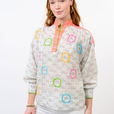 Fish In The Sun Popover Top