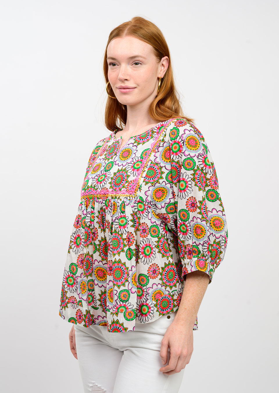 Mila Abundant Florals Top