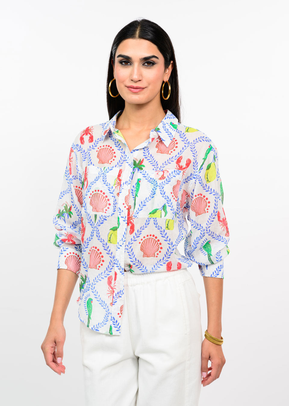 Long Sleeve Camp Shirt