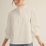 Cleo Eyelet Blouse
