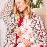 Holiday Trellis Blanket