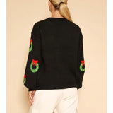 All Over Wreath Sweater