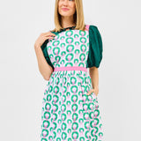 Rosy Wreath apron