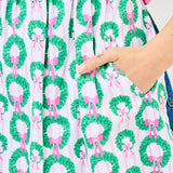 Rosy Wreath apron