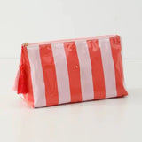 Travel Stripe Cosmetic Pouch