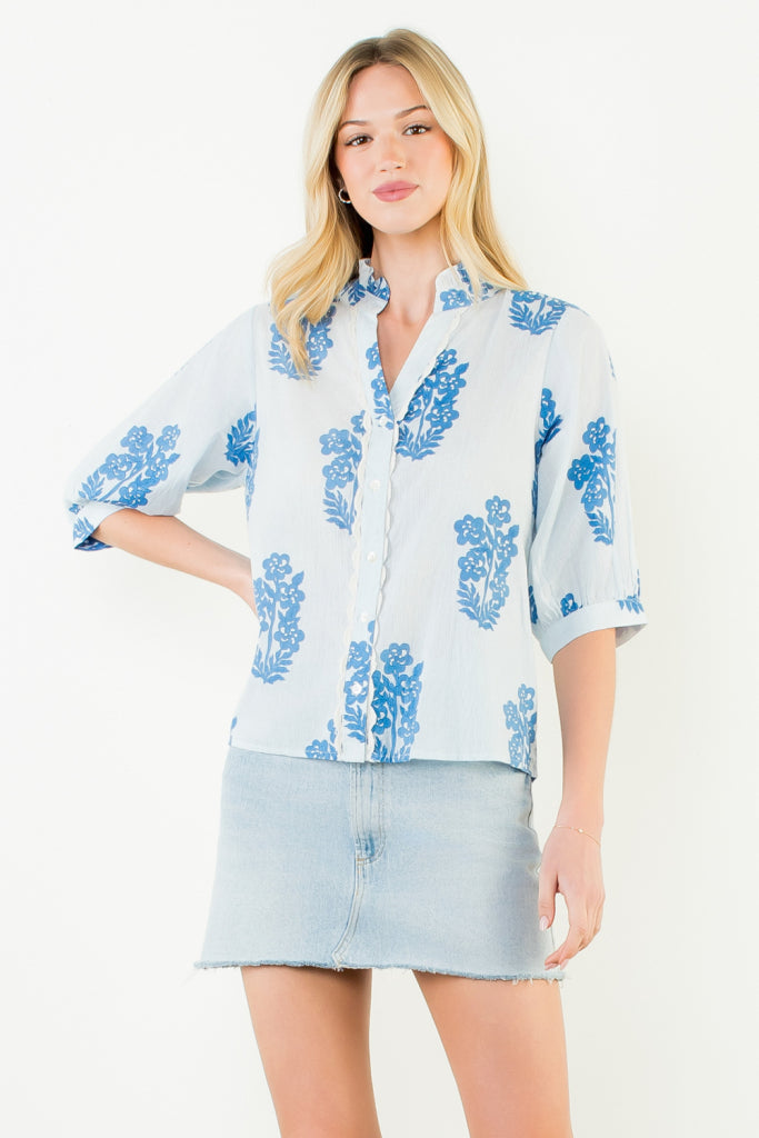 Julietta Button Up Top